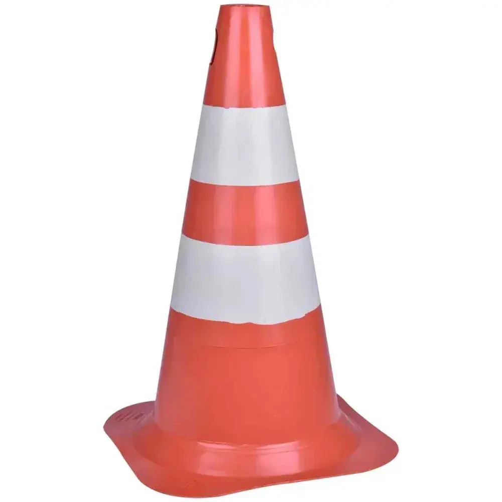 Cone de sinalização refletivo 75CM laranja Plastcor — fotografia 6