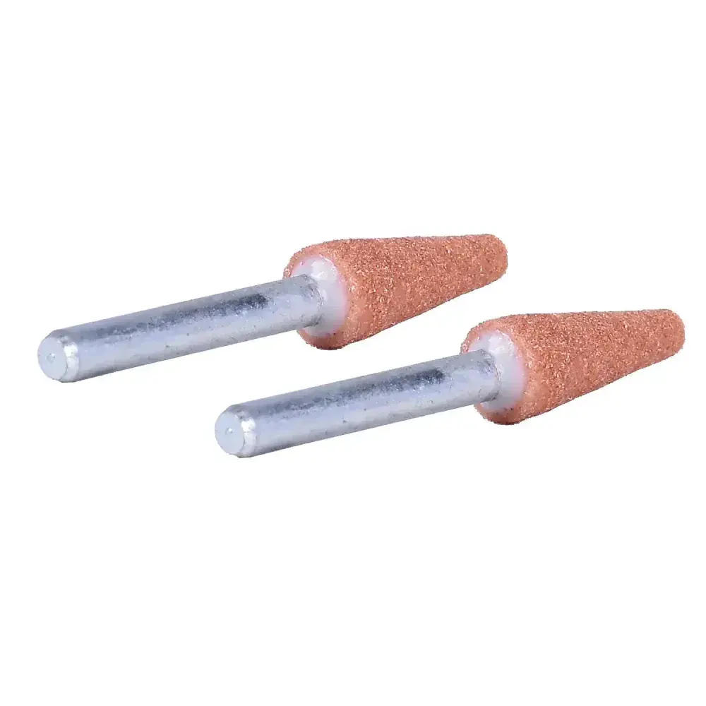 Ponta cônica de óxido de alumínio 1/4 953 Dremel - 2 peç — fotografia 8