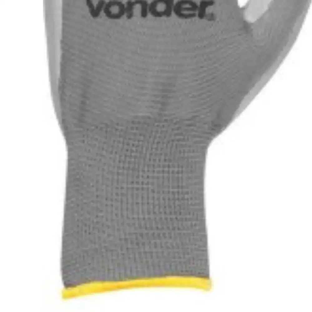 Luva de poliéster com látex tam 9 PNV 0109 Vonder — fotografia 5