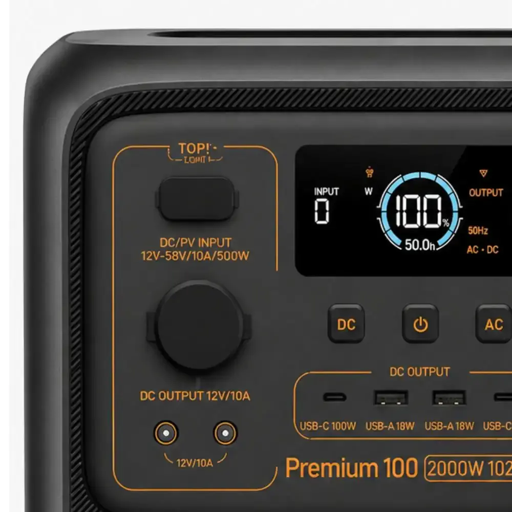 Estação de armazenamento de energia portátil premium elite 100V2 2000W Bluetti 220 V — fotografia 4