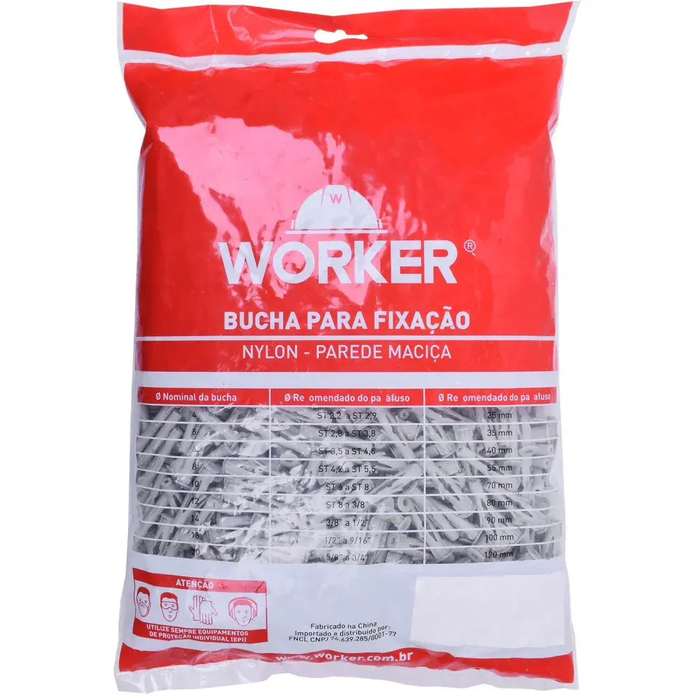 Bucha 08 500 peç nylon Worker — fotografia de referência