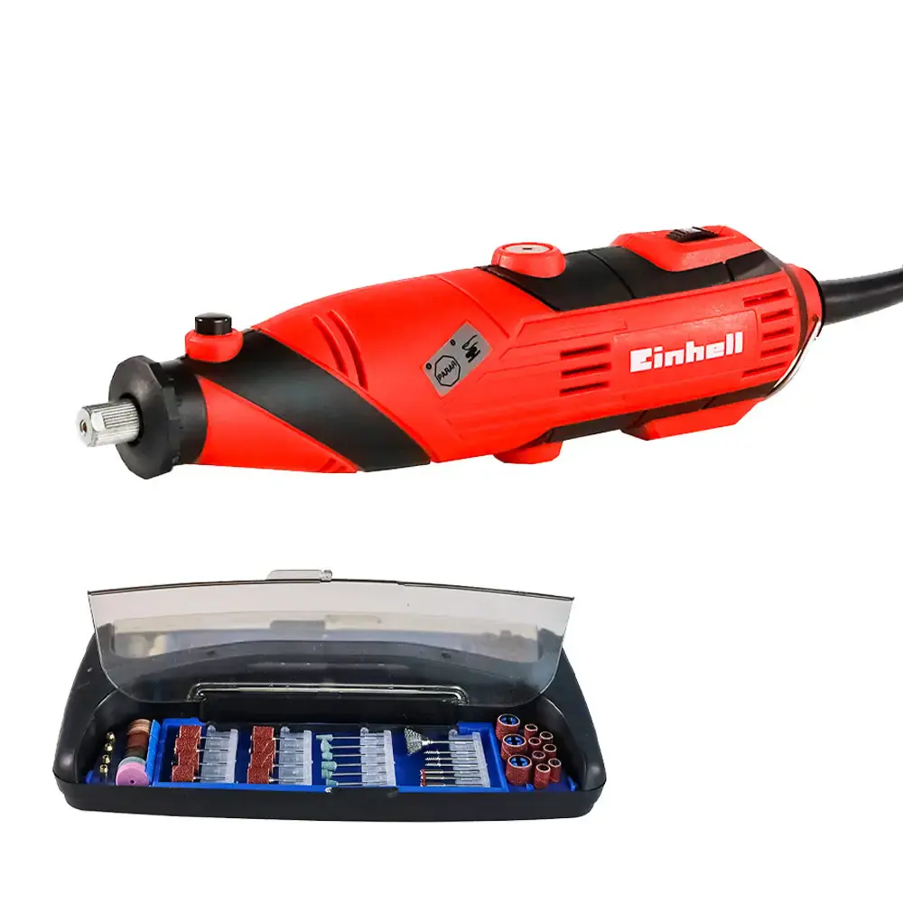 Kit micro retifica 189 peças th-mg 135 e Einhell 110 V — fotografia de referência
