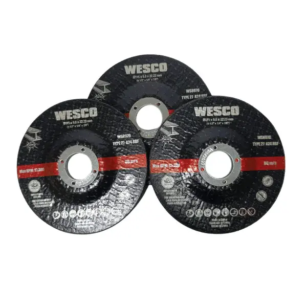 Disco de Desbaste 115mm Kit C/3 un WS8970.1 - Wesco — fotografia de referência