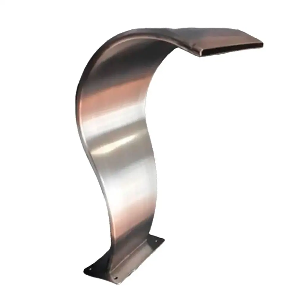 Cascata para Piscina 60 x 26 CM Aço Inox Naja Junior EVALD — fotografia 5