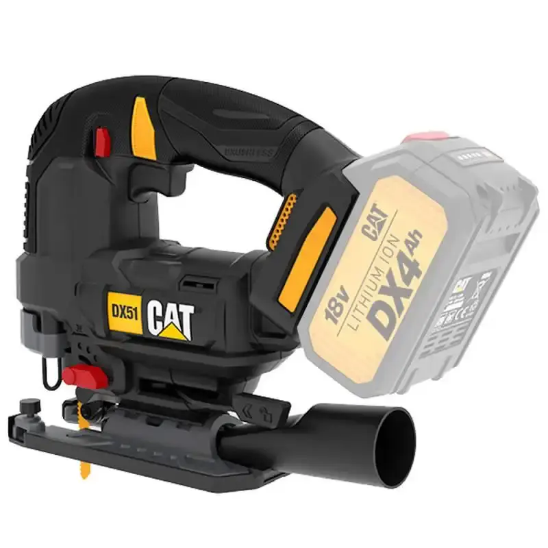 Serra tico-tico à bateria brushless 18V 26MM sem bateria e carregador DX51B CAT — fotografia 4