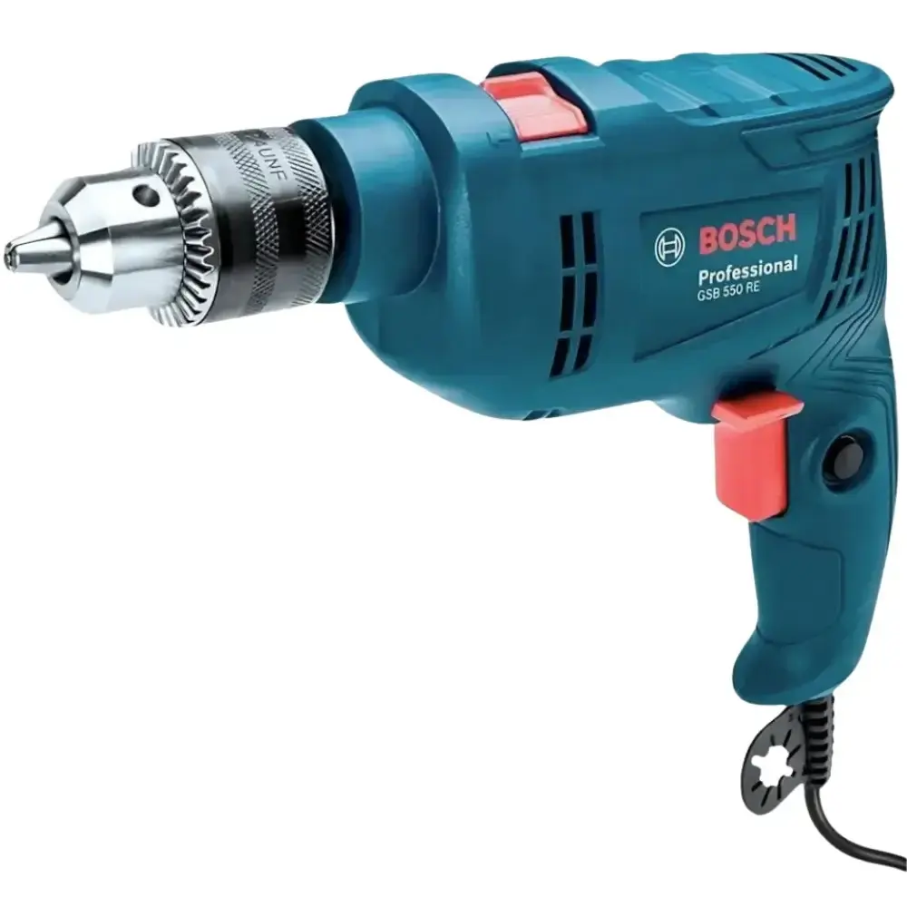 Furadeira de impacto 550W 1/2POL com kit de pontas 33 peças Bosch 220 V — fotografia 4