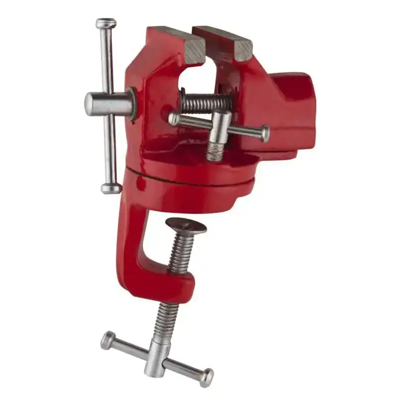 Morsa / mini torno de mesa 2.1/2 POL com base giratória 41J Eda — fotografia de referência