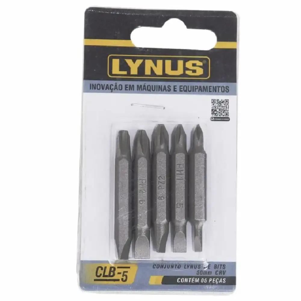 Conjunto de 5 bits 50MM CRV CLB-5 Lynus — fotografia de referência