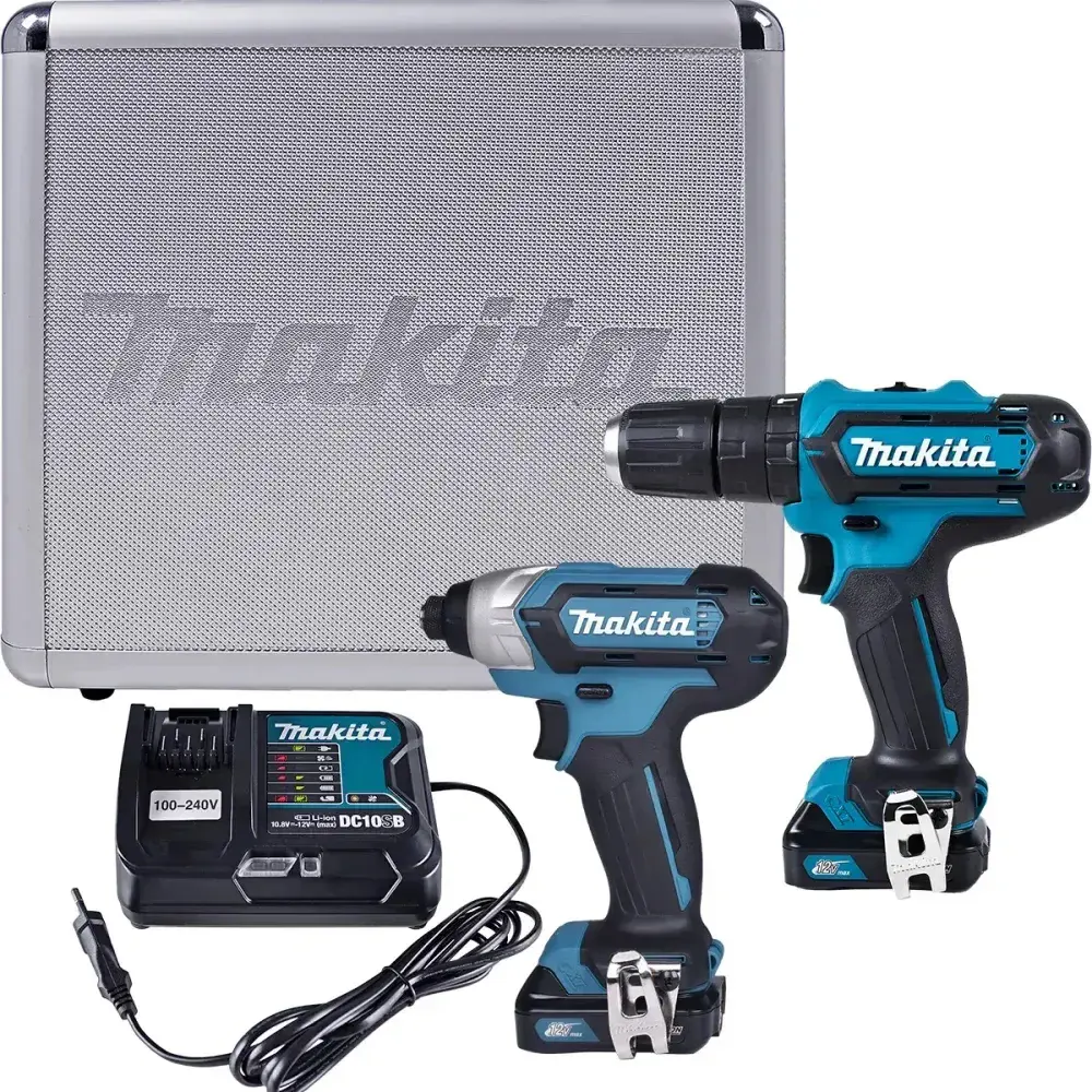 Kit furadeira e parafusadeira de impacto 12V cxt Makita — fotografia 7