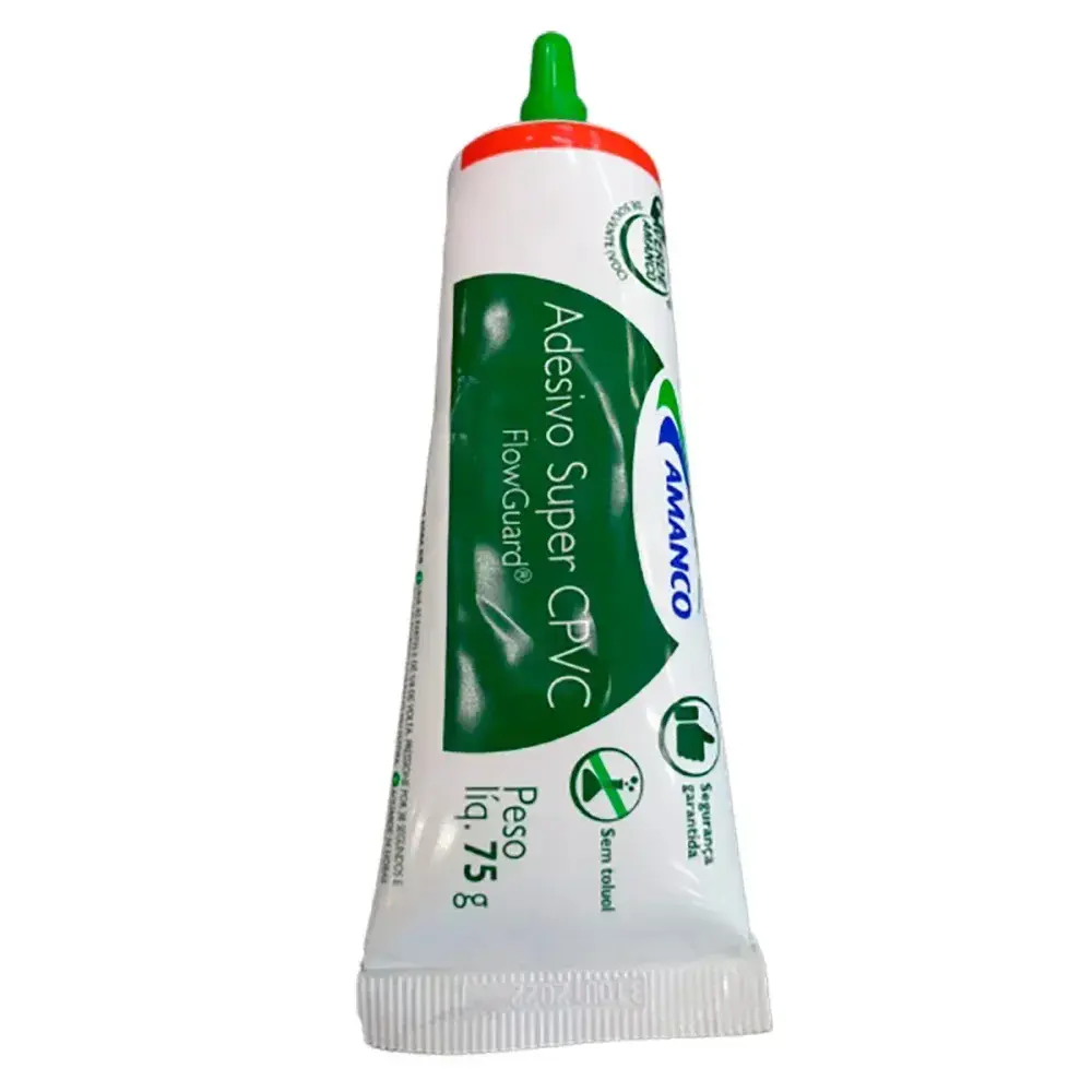 Adesivo plástico para cpvc com pincel 75G Amanco — fotografia 7