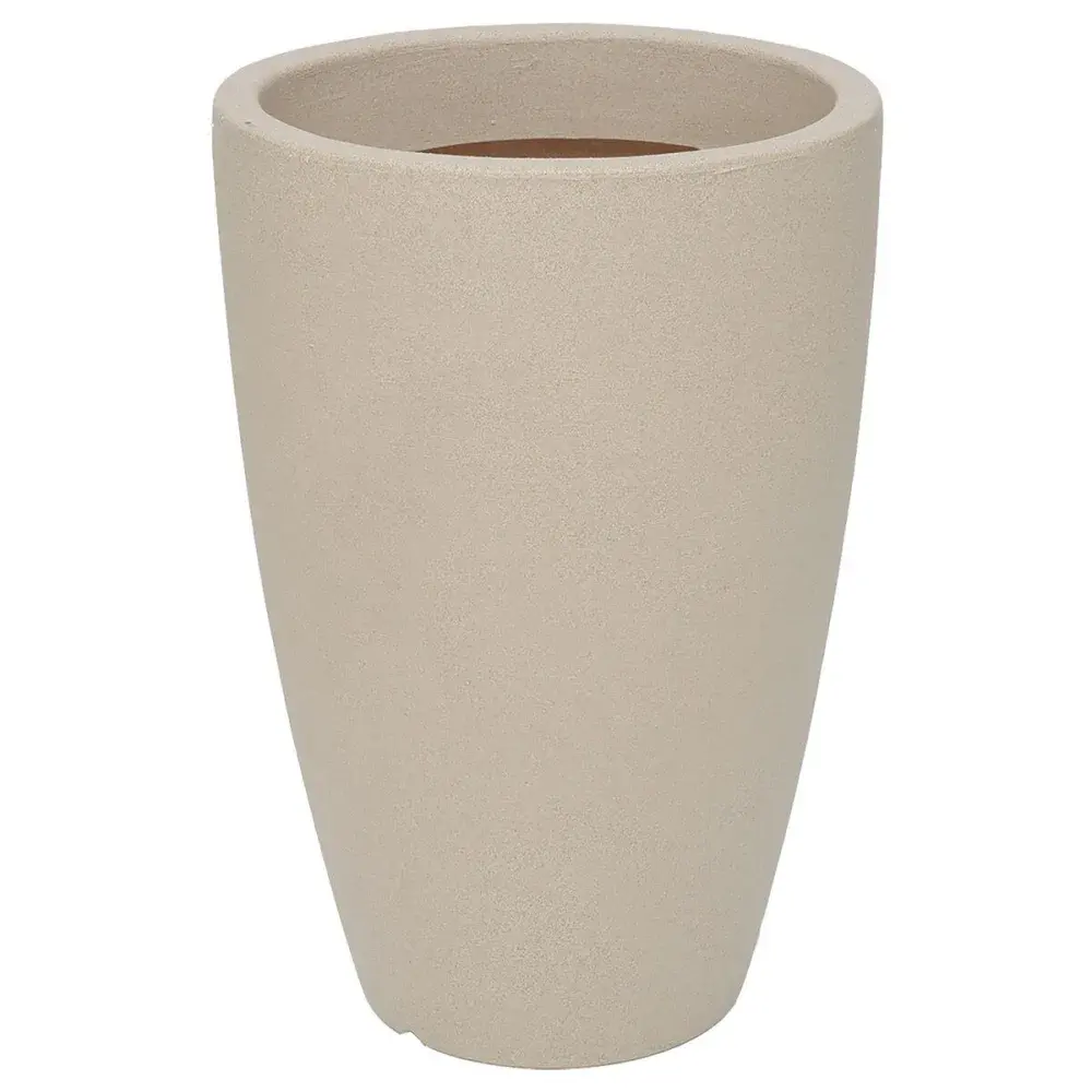 Vaso malta cone em granito areia 38X55CM 40L Vasart — fotografia de referência