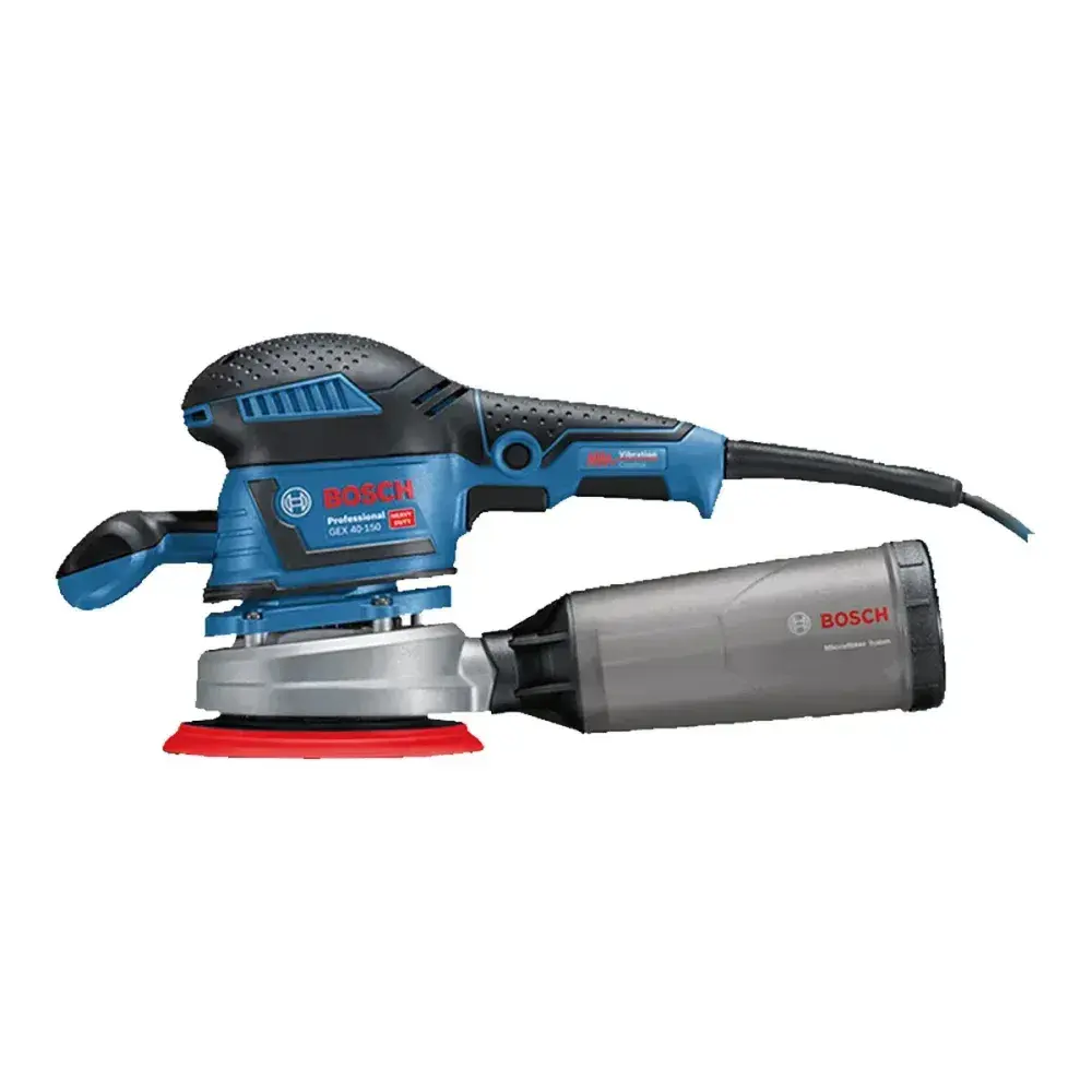 Lixadeira excêntrica gex 40 150 400W 127V Bosch — fotografia 5