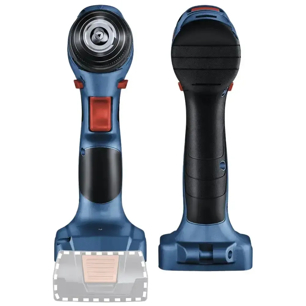Parafusadeira de impacto 65NM brushless com 2 baterias 2,0AH carregador e kit brocas 15 peças Bosch — fotografia 2