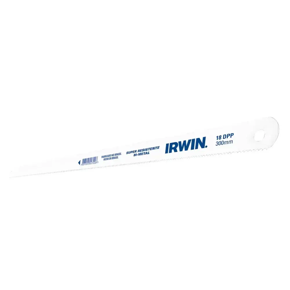 Lâmina para serra manual bimetálica 18 dentes 10 peç Irwin — fotografia de referência