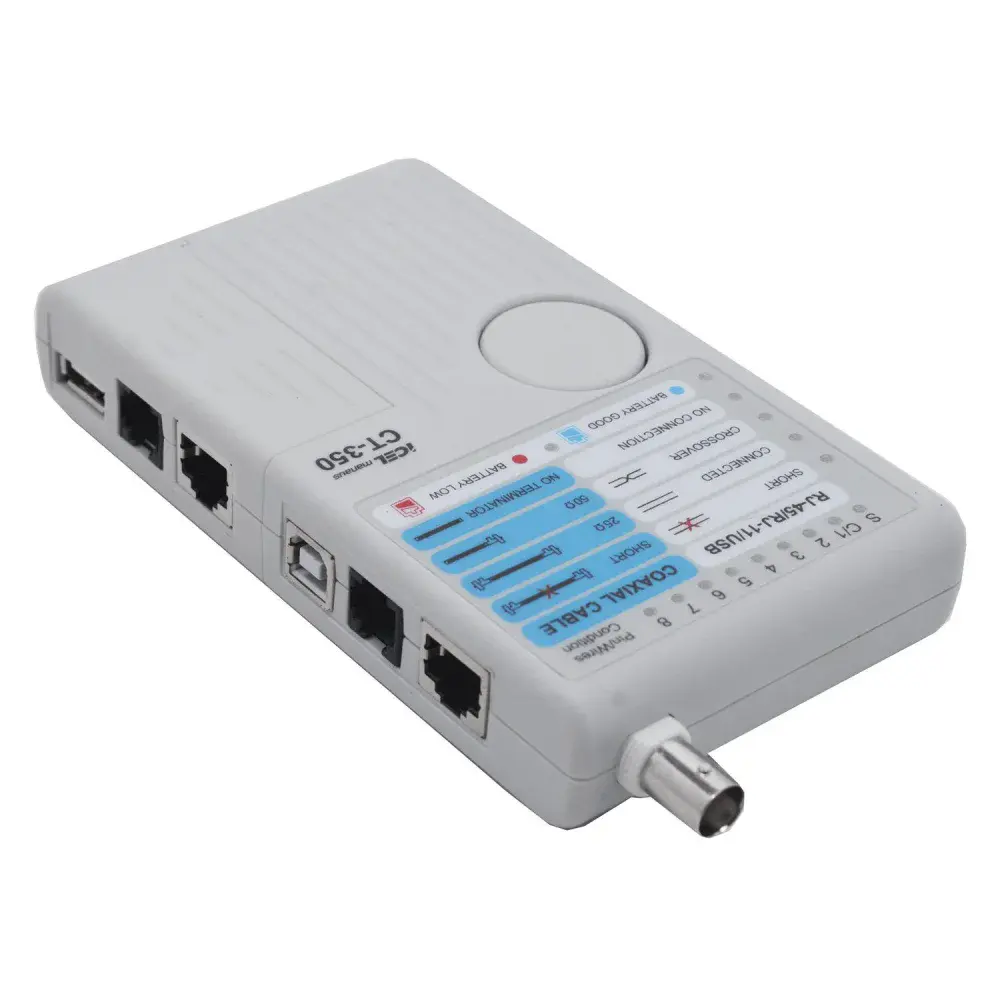 Testador de cabos elétricos CT-350 rede e coaxial Icel — fotografia 5