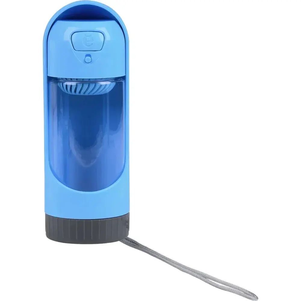 Garrafa de água portátil para cachorro azul 300ML Kala — fotografia 5