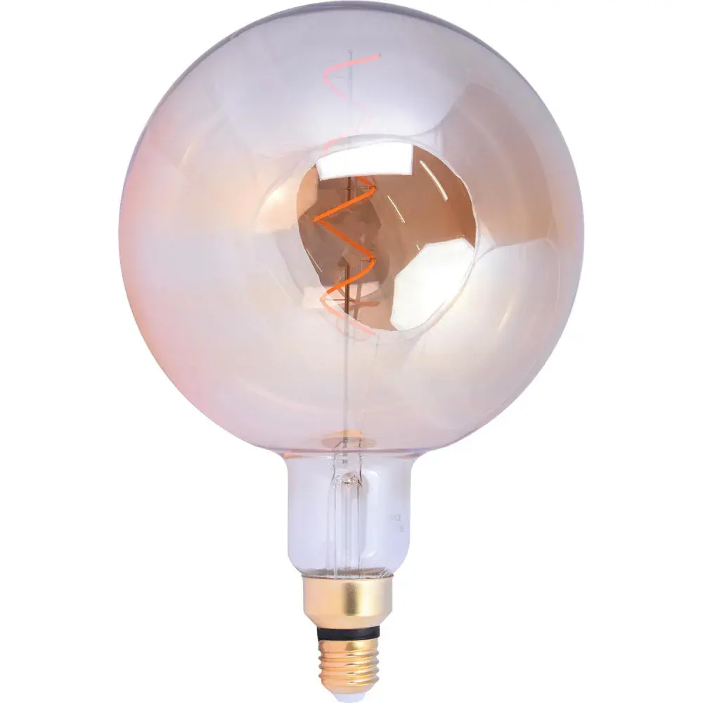 Lâmpada de led giant globo âmbar E27 4W biv Liege — fotografia de referência