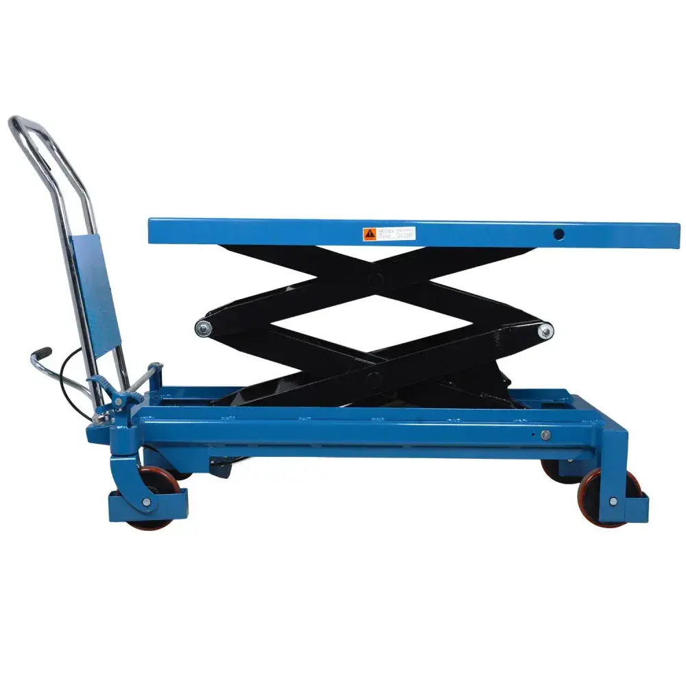 Mesa hidráulica pantográfica elevada 800KG Bovenau — fotografia 7