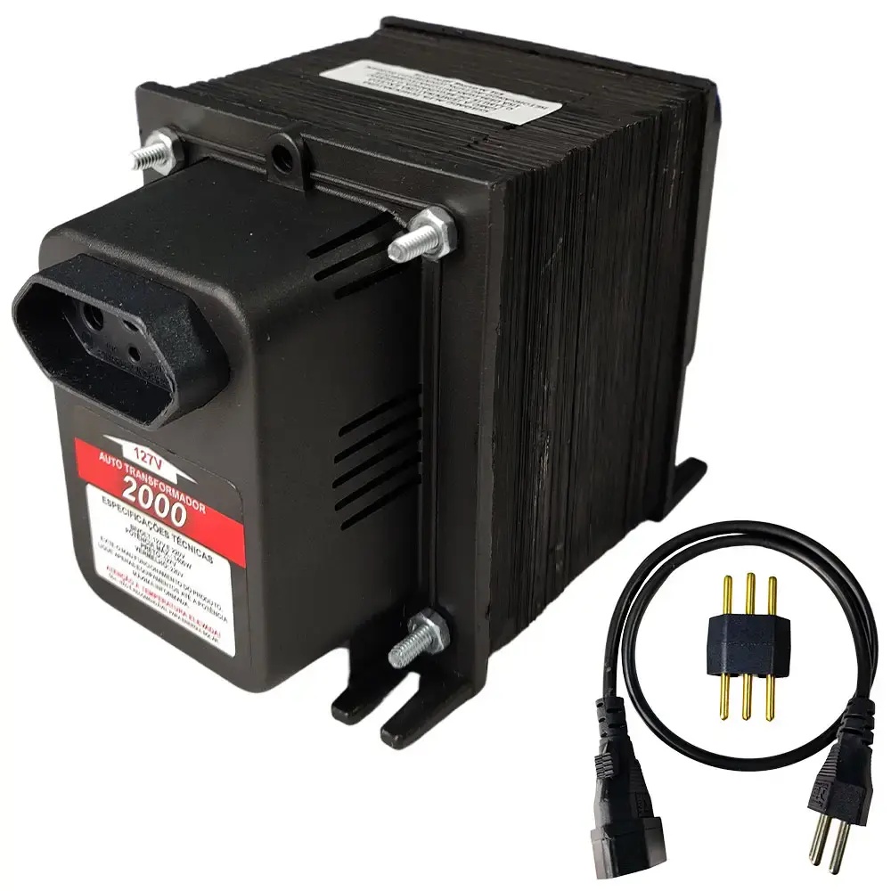 Transformador de voltagem 1400W bivolt EVAT2000 Evald — fotografia de referência
