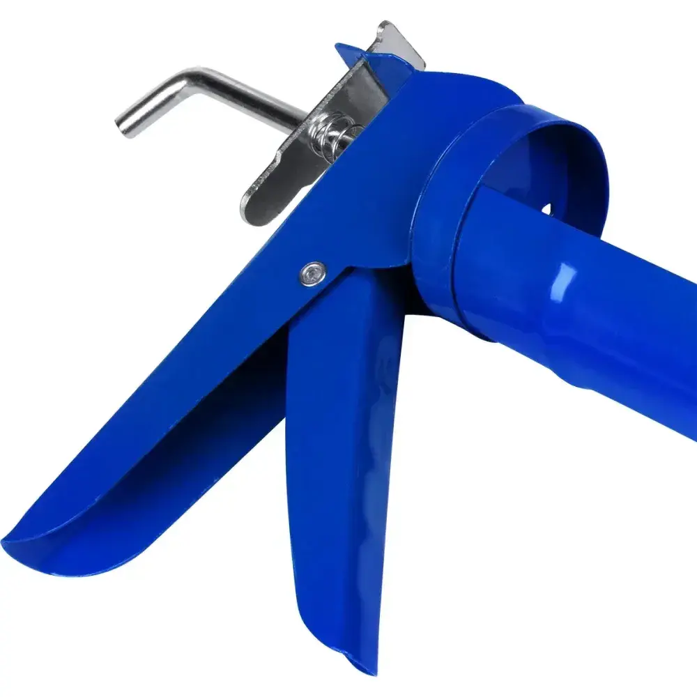 Pistola aplicadora de silicone azul metálica 9 Kala — fotografia 12