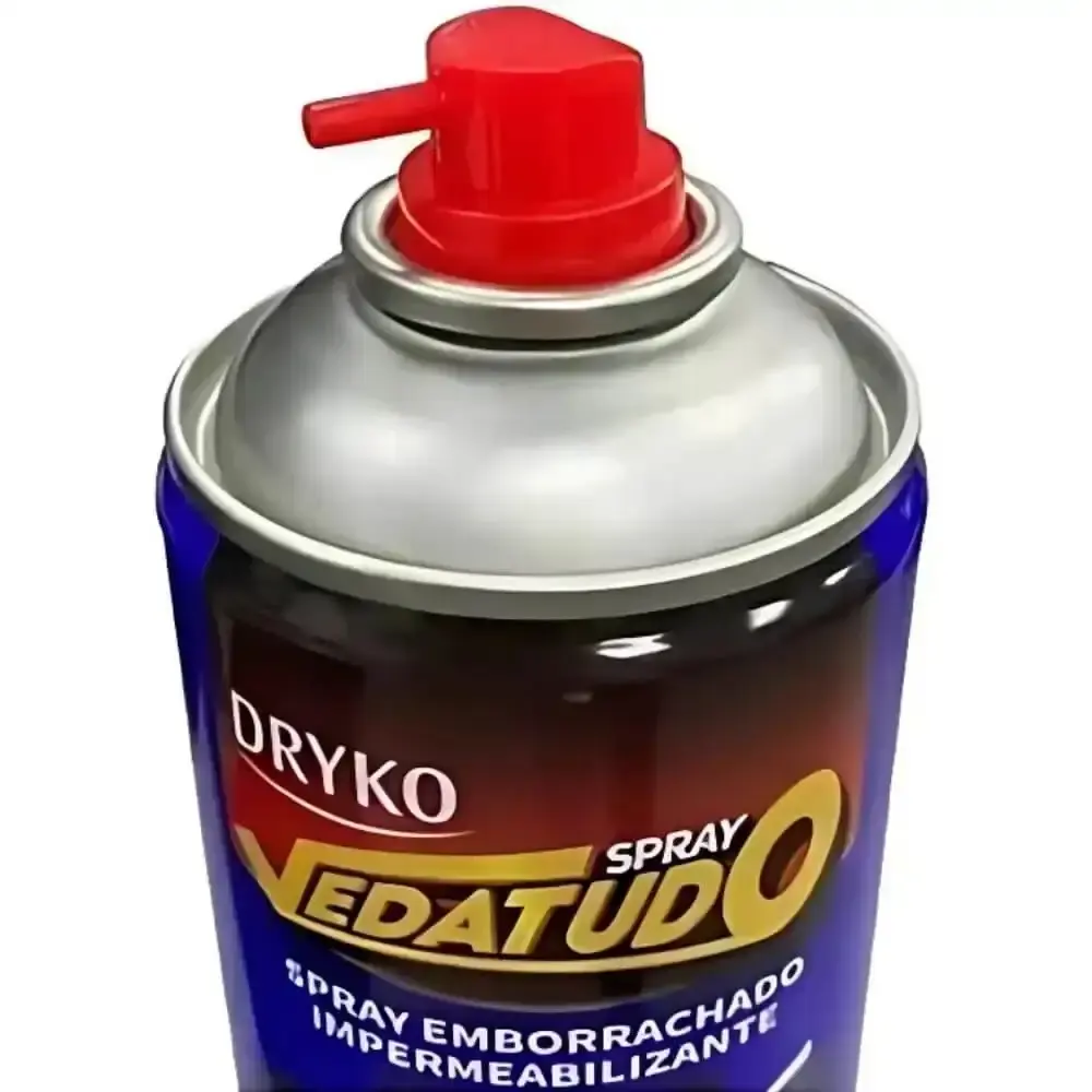 Sprays emborrachado impermeabilizante preto branco e transparente 400 ML 3 unidades Dryko — fotografia 5