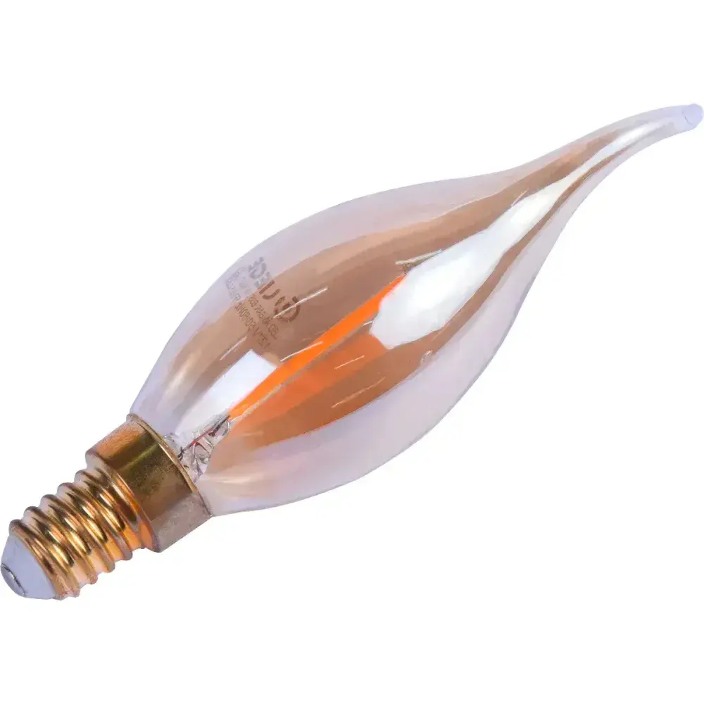 Lâmpada de led vintage vela torcida B35 E14 3W 127V Liege — fotografia 9