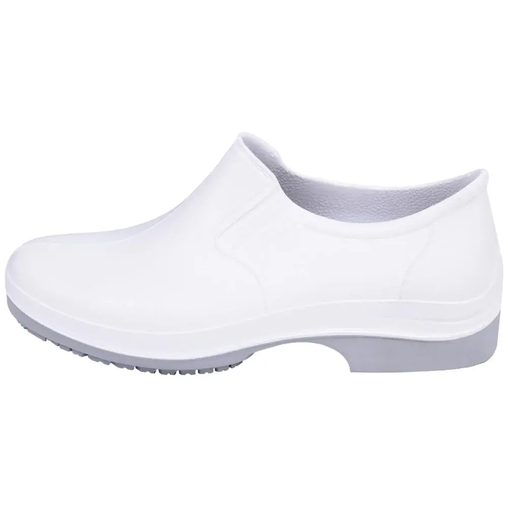 Sapato de segurança pu branco antiderrapante N°34 Worker — fotografia 4