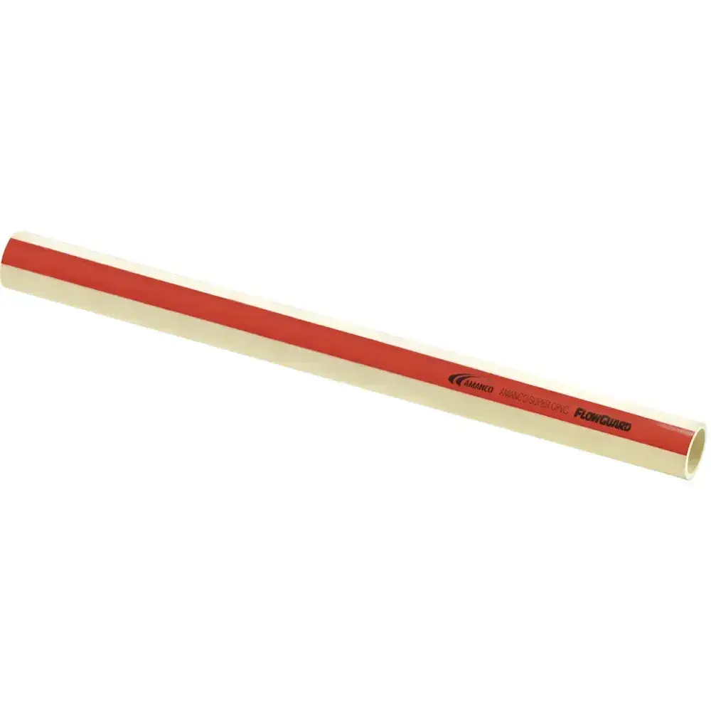 Tubo super cpvc flow guard branco 22MM 3M Amanco — fotografia 2