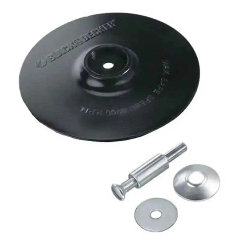 Disco de borracha 5 POL com adaptador metálico U1302 black+decker — fotografia de referência