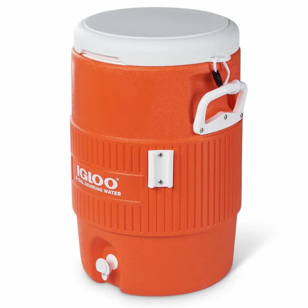 Galão térmico seat top 18,9L laranja Igloo — fotografia 2