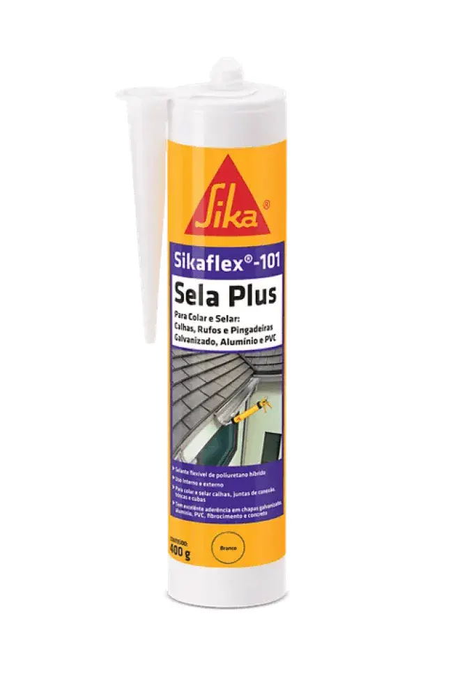 SIKAFLEX-101 sela plus selante elástico cinza 12KG Sika — fotografia de referência
