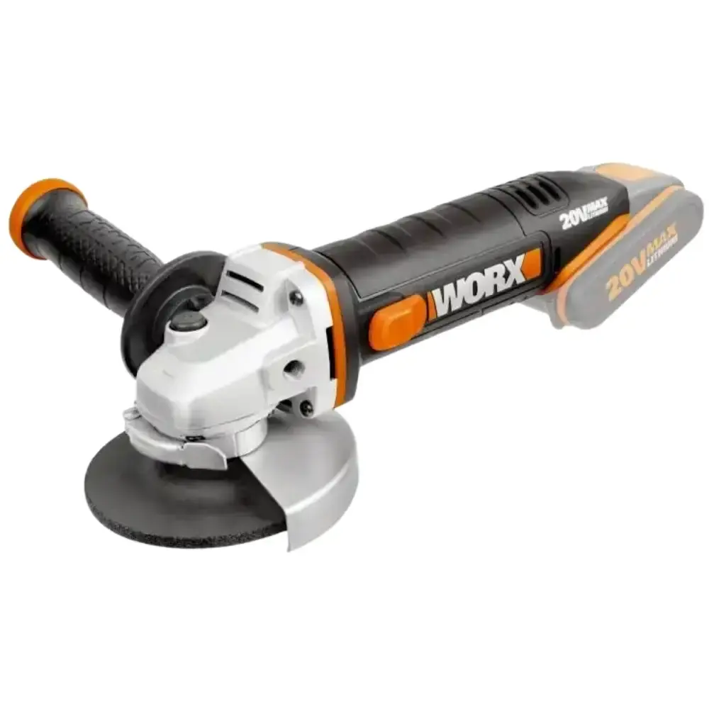 Serra circular 85MM esmerilhadeira angular 4,1/2POL 20V com bateria 2,0AH e carregador bivolt Worx — fotografia 3