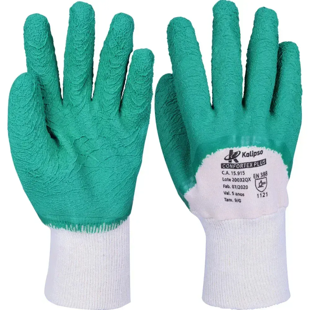 Luva banhada em látex natural confortex plus g Kalipso — fotografia 6