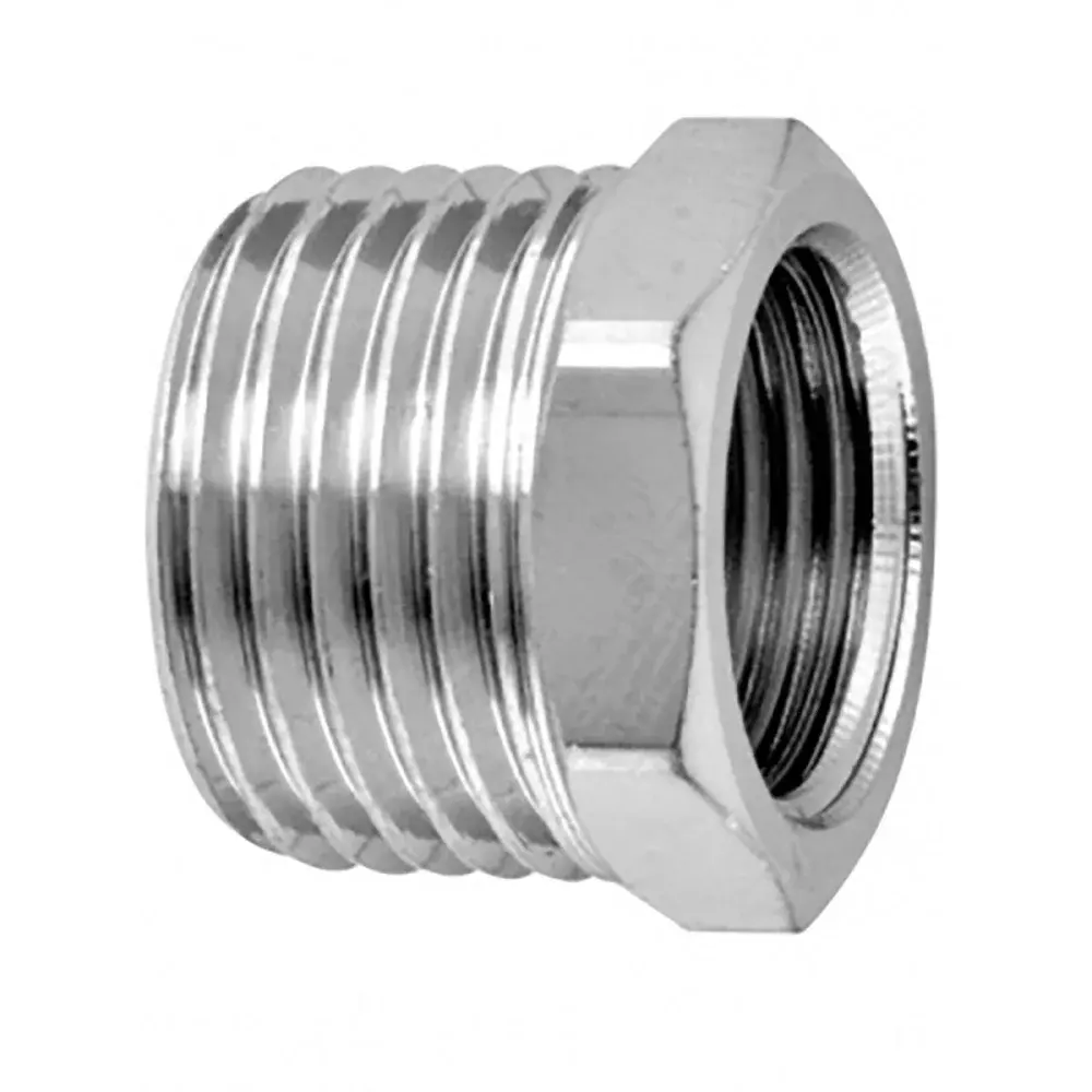 Redução cromada 1/2"X3/8" Blukit — fotografia de referência