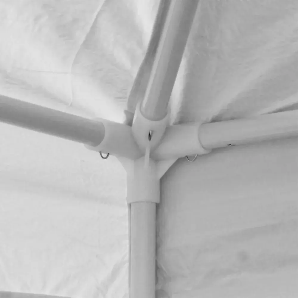 Gazebo de ferro desmontável 3X3M branco Kala — fotografia 4