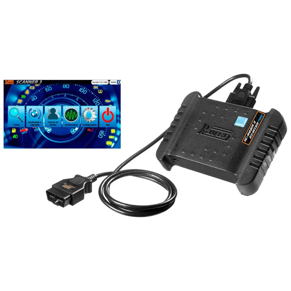Scanner 3 starter pro diag versão software Raven — fotografia 6