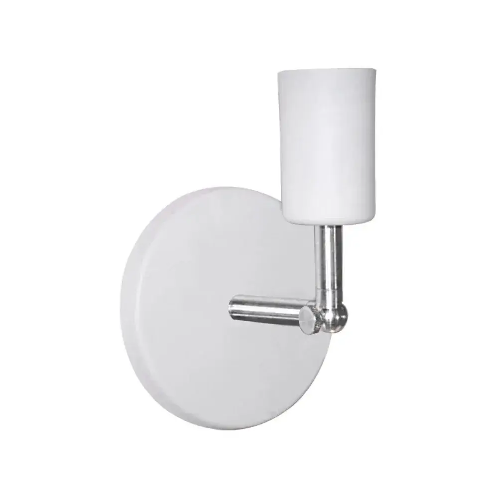 Luminária arandela pointer 60W 1XE27 branco Taschibra — fotografia 3
