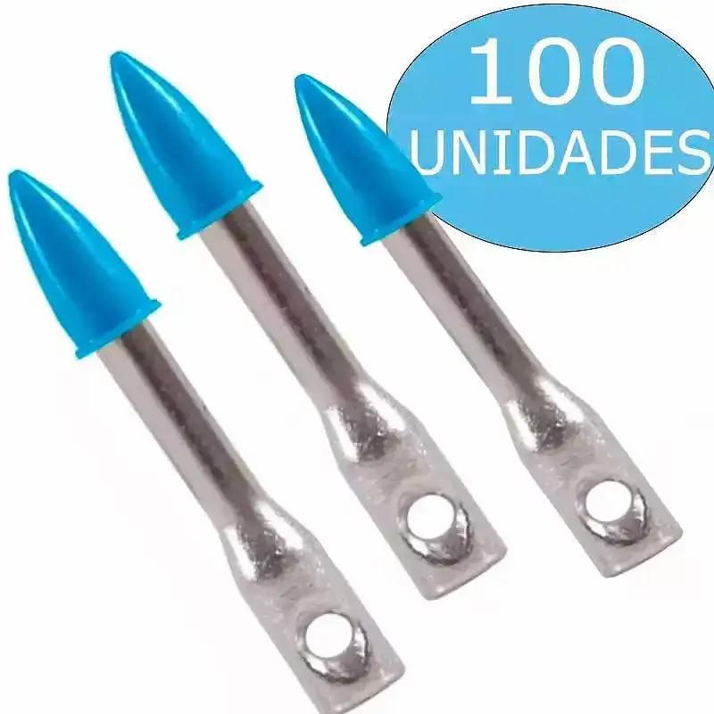 Pino para Fixação Ação Direta c/ 100 Unidades 1/4 POL x 3 x 27 com Furo Referência PX327 Ancora — fotografia de referência