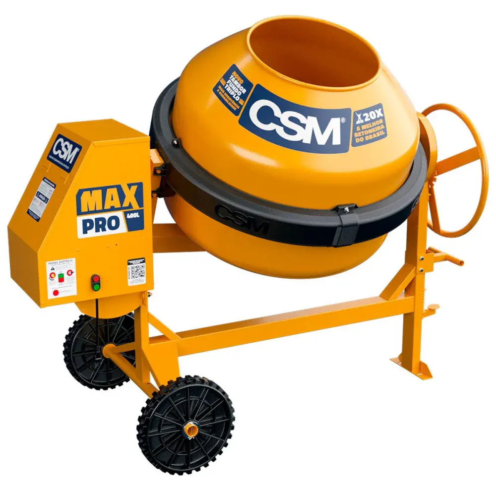 Betoneira profissional max pro 400L 2CV 220V CSM — fotografia de referência