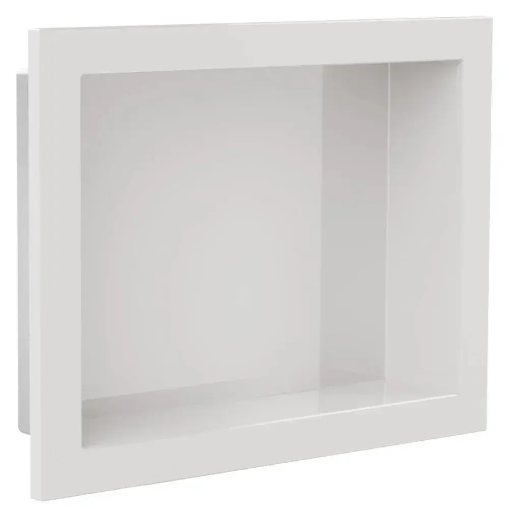 Nicho de banheiro para embutir branco 30X40CM Arquitech — fotografia 2