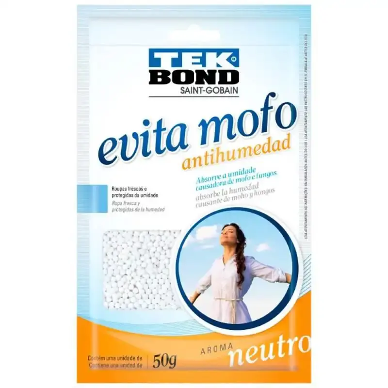 Evita mofo neutro sachê 50 GR kit com 3 unidades Tekbond — fotografia 2