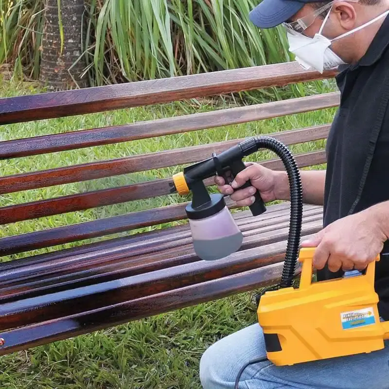 Pistola de pintura e pulverizadora elétrica 500W pinta fácil Chiaperini 220 V — fotografia 4
