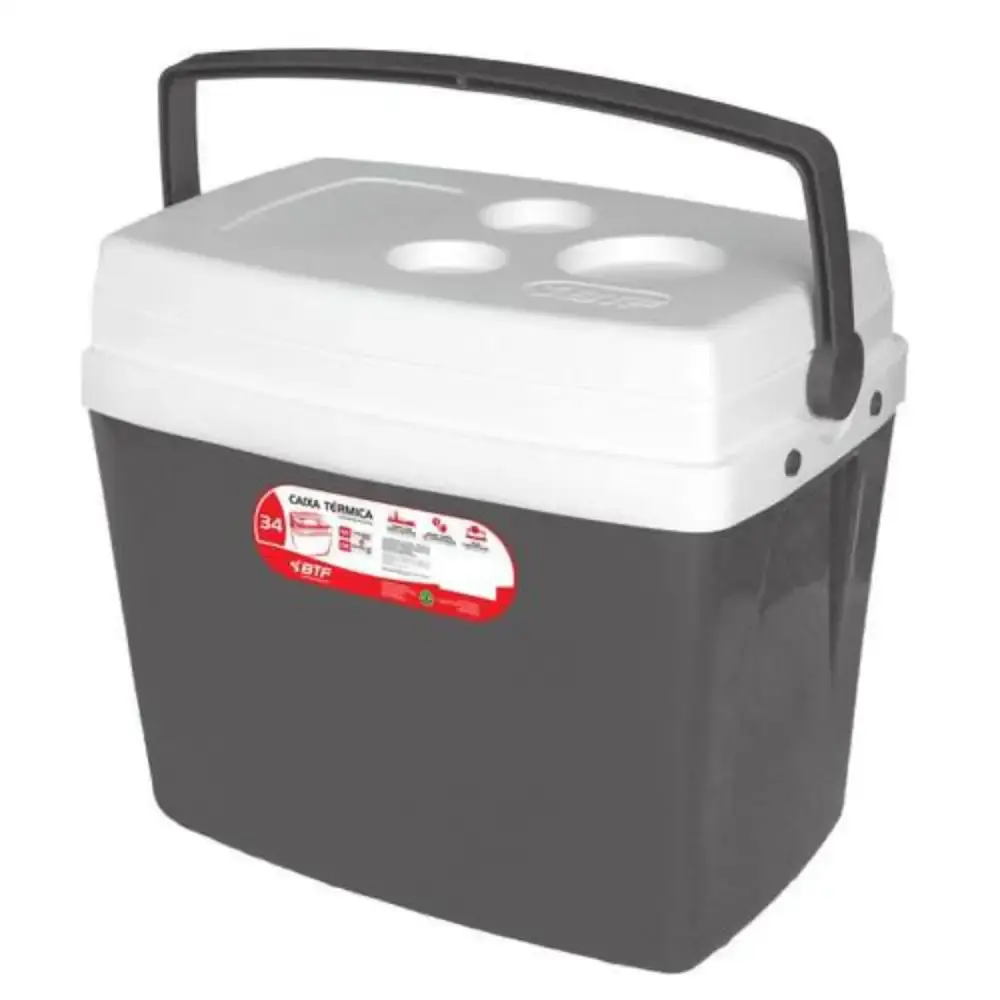Caixa térmica cinza 34L Botafogo — fotografia 3