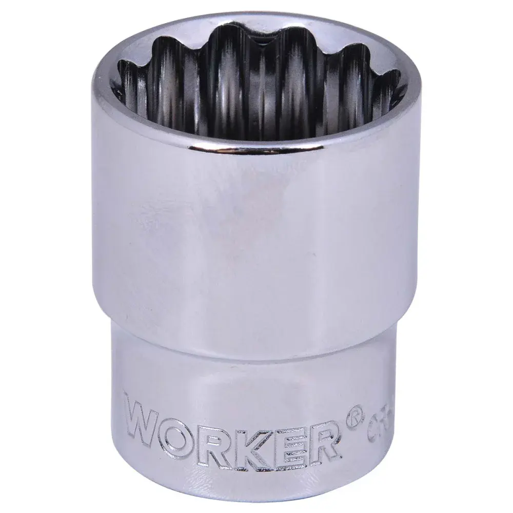 Soquete estriado encaixe 1/2 24MM Worker — fotografia de referência