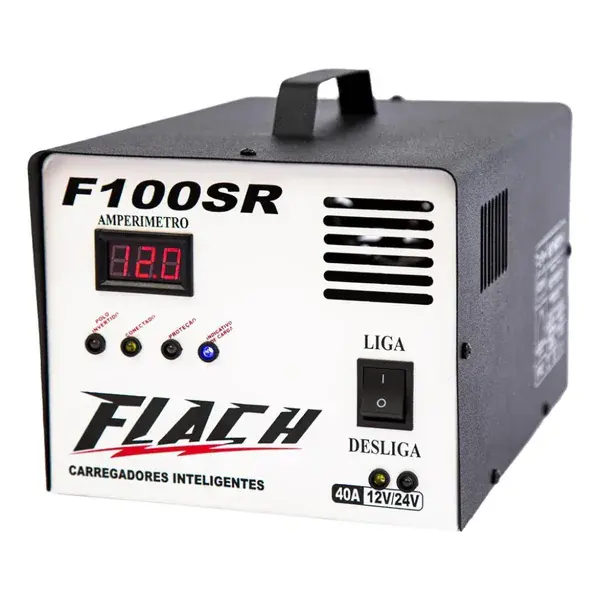 Carregador de baterias F100-12/24 SR - 40 ah - Flach