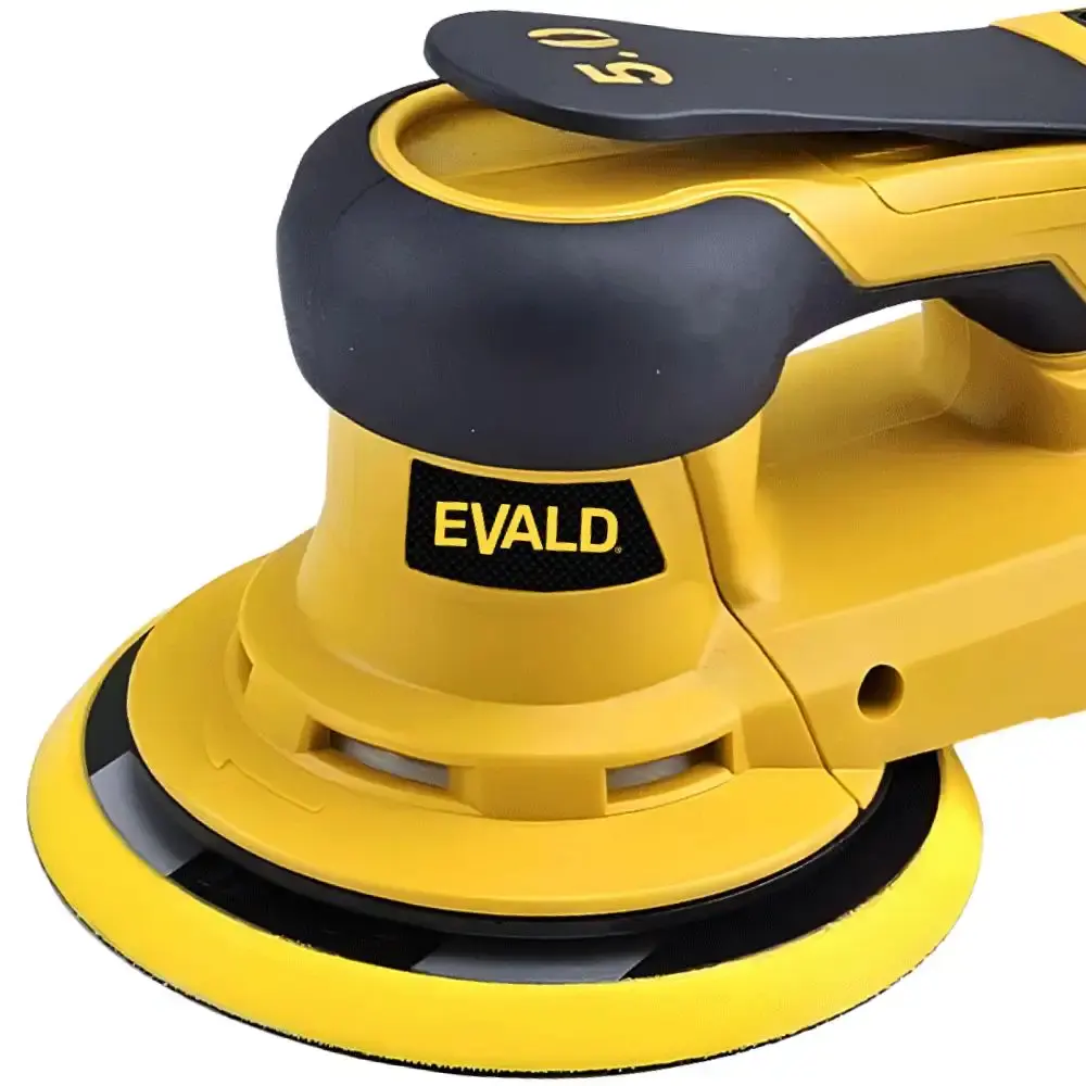 Lixadeira roto orbital 6 POL brushless 350W com maleta e kit de lixas ELO-350 Evald 110 V — fotografia 4