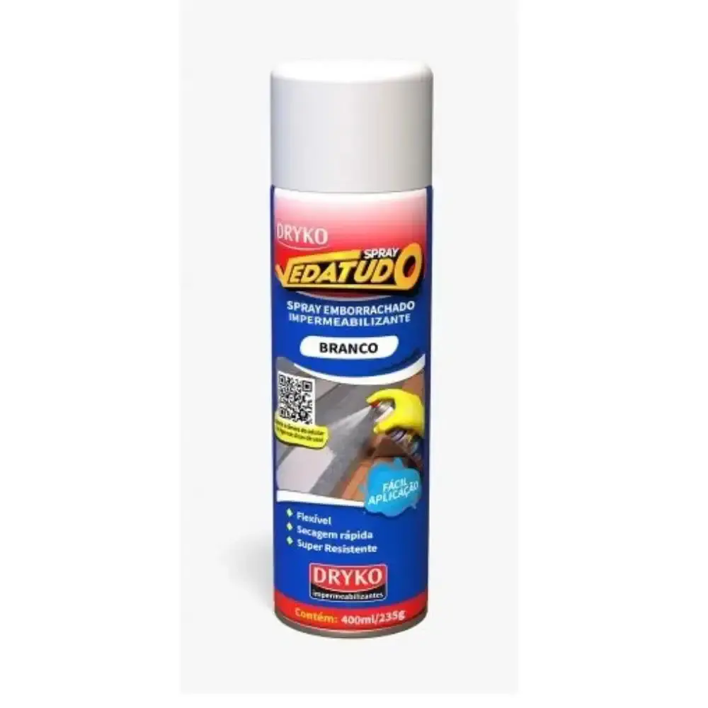 Spray Vedatudo Impermeabilizante 400 ml DRYKO-Branco