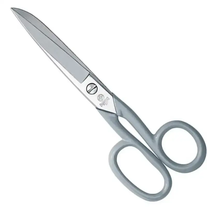 Tesoura para costura industrial 15 CM 1445/6 cabo cinza Mundial — fotografia de referência