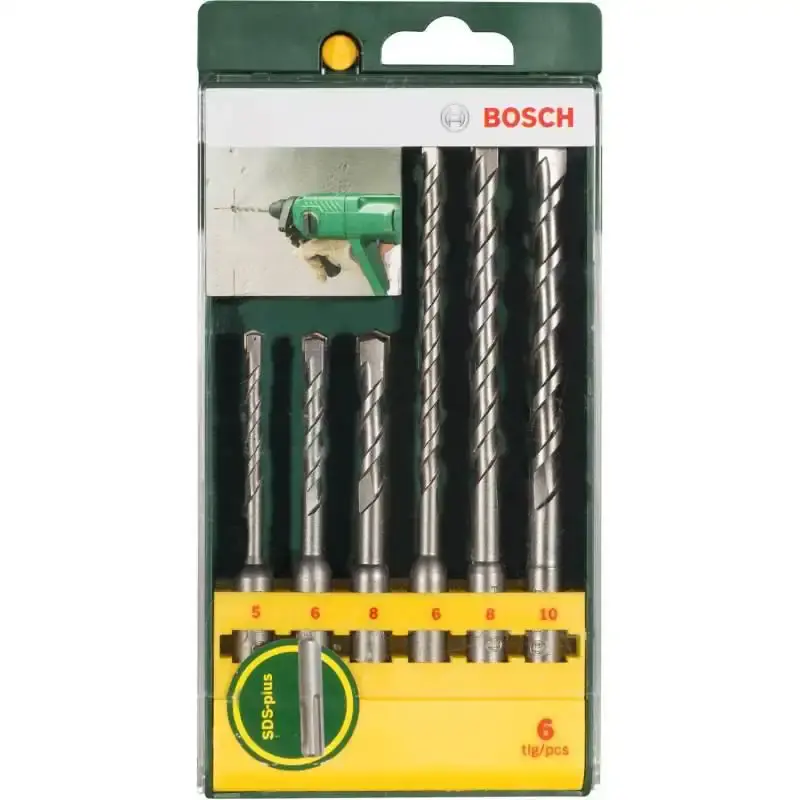 Jogo de brocas sds-plus de 5 à 10 MM com 6 peças Bosch — fotografia de referência