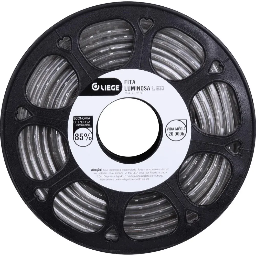 Fita luminosa de led amarela IP67 5W 3000K Liege — fotografia 3
